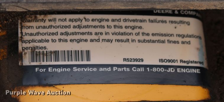 image for item DK3581 2015 John Deere 210G LC  excavator