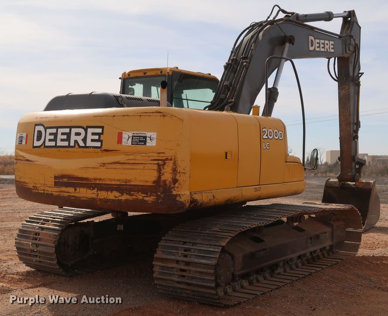 image for item DK3582 2008 John Deere 200D LC  excavator