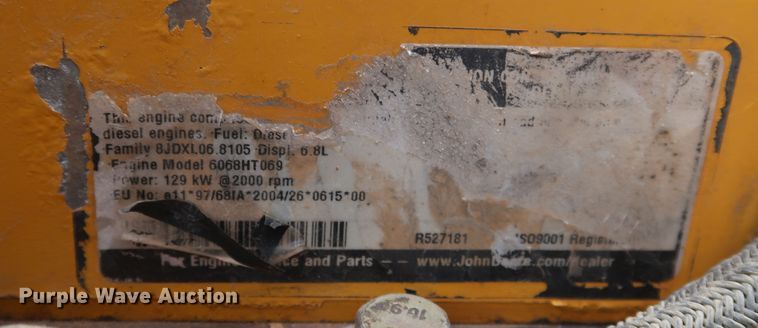 image for item DK3582 2008 John Deere 200D LC  excavator