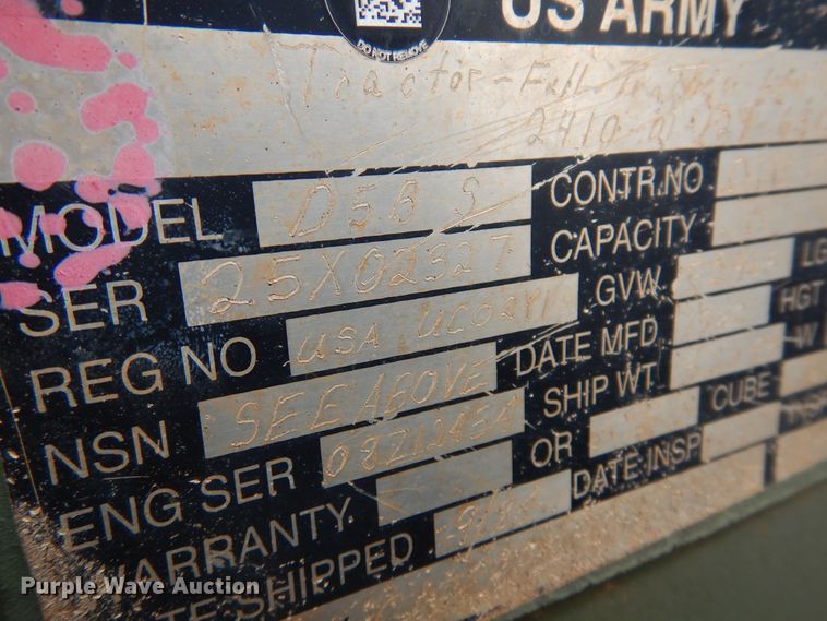 image for item DK4296 1982 Caterpillar D5B  dozer