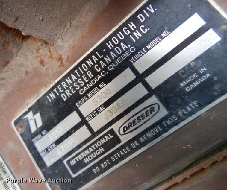 image for item DK4322 International 530  wheel loader