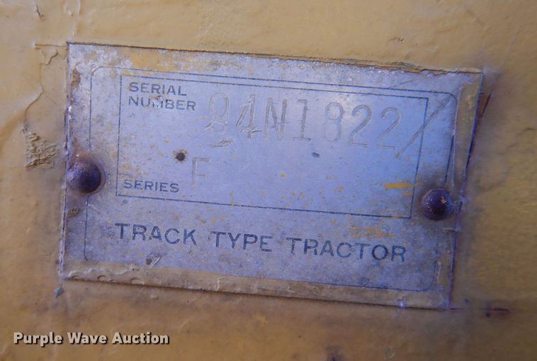 image for item DK7255 1971 Caterpillar D7F  dozer