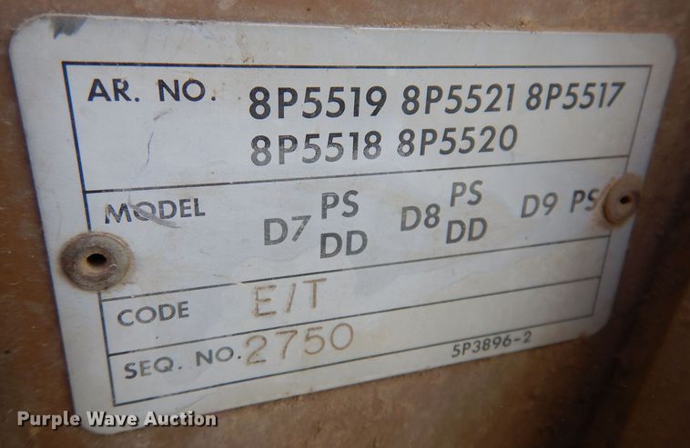 image for item DL5924 1977 Caterpillar D9H  dozer