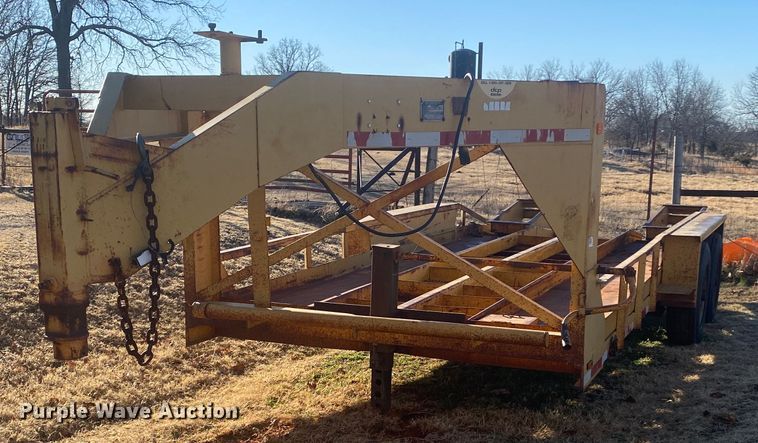 image for item DL6918 1997 Belshe T18  equipment trailer