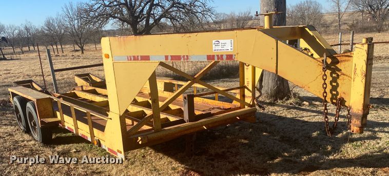 image for item DL6918 1997 Belshe T18  equipment trailer