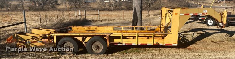 image for item DL6918 1997 Belshe T18  equipment trailer