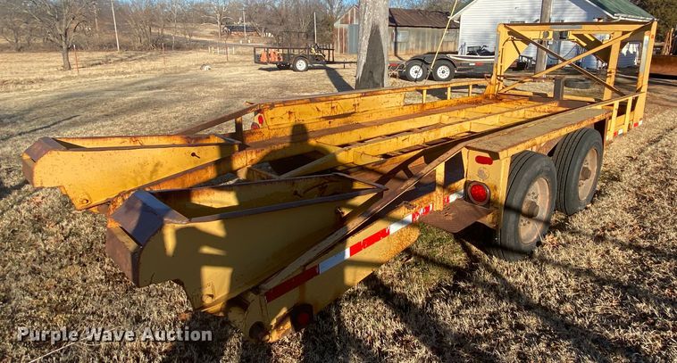 image for item DL6918 1997 Belshe T18  equipment trailer