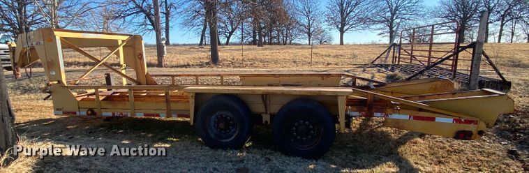 image for item DL6918 1997 Belshe T18  equipment trailer