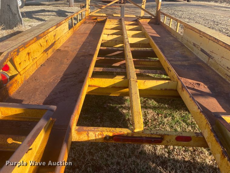 image for item DL6918 1997 Belshe T18  equipment trailer