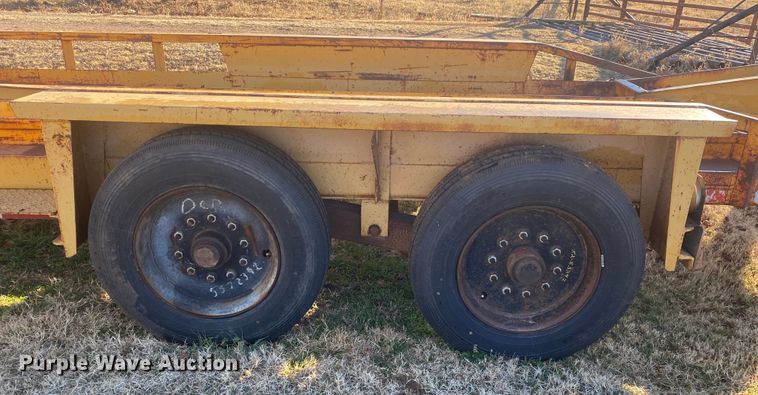 image for item DL6918 1997 Belshe T18  equipment trailer