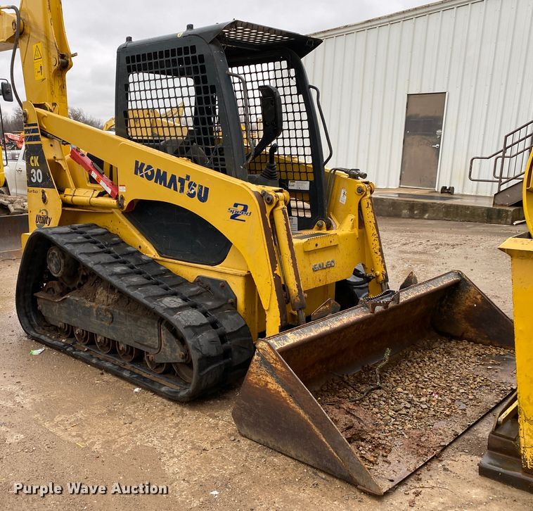 image for item DL6926 2007 Komatsu CK30  tracked skid steer loader