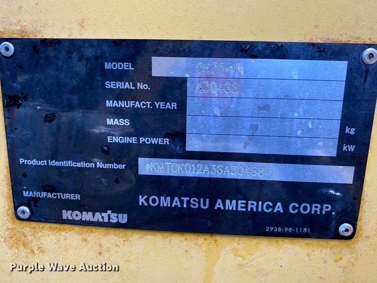 image for item DL6926 2007 Komatsu CK30  tracked skid steer loader