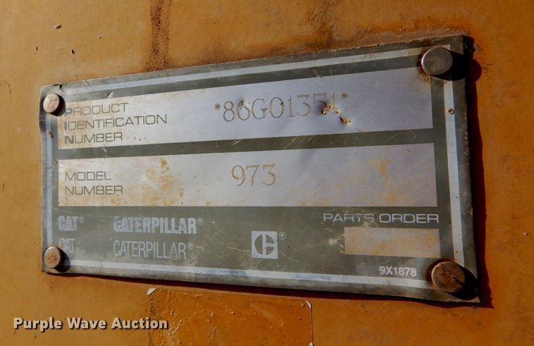 image for item DM4471 1992 Caterpillar 973  track loader