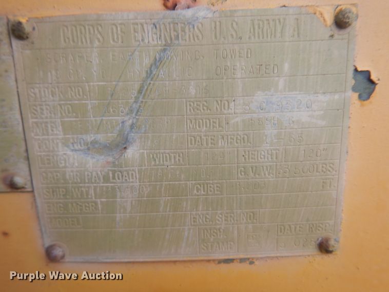 image for item DM5279 1971 Caterpillar 830MB  conventional scraper