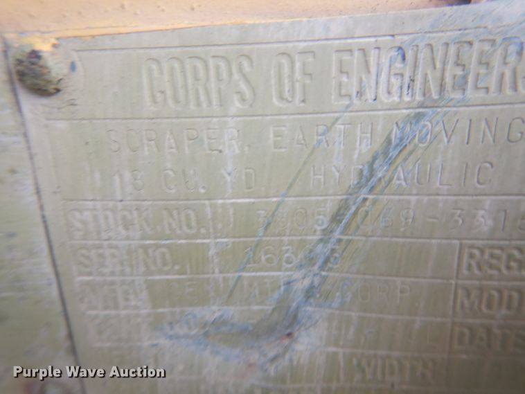 image for item DM5279 1971 Caterpillar 830MB  conventional scraper