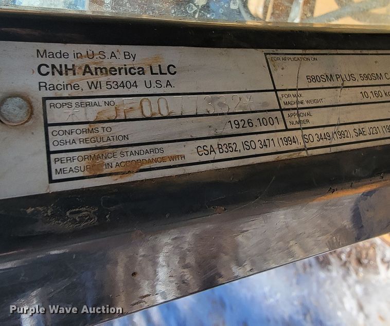 image for item DM7481 2004 Case 580 Super M  backhoe