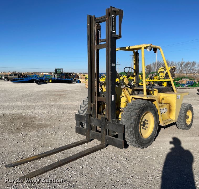 1993 Wiggins WD80UV forklift in Amarillo , TX Item DN0205 sold Purple Wave