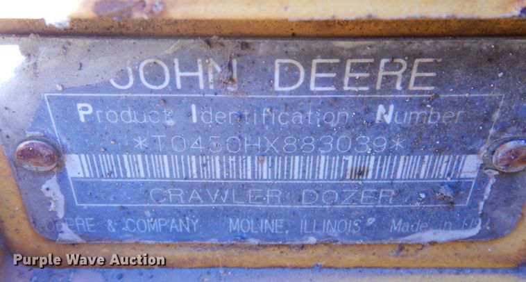 image for item DN1244 John Deere 450H  dozer