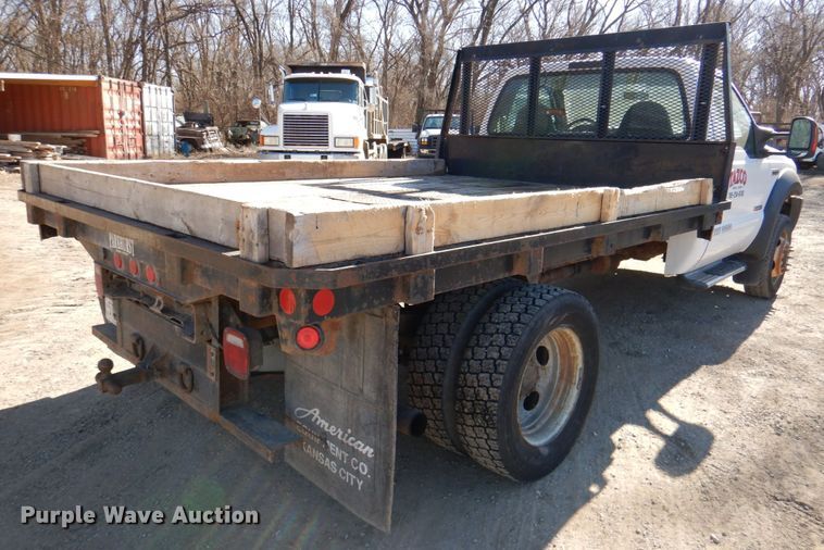image for item DN1274 2007 Ford F450 Super Duty XL  flatbed truck