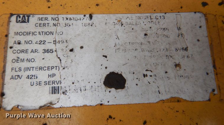 image for item DN1276 2013 Caterpillar 349EL  excavator