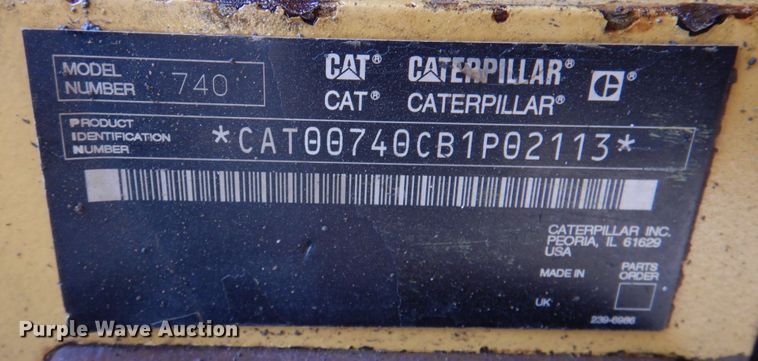 image for item DN1282 2007 Caterpillar 740  haul truck