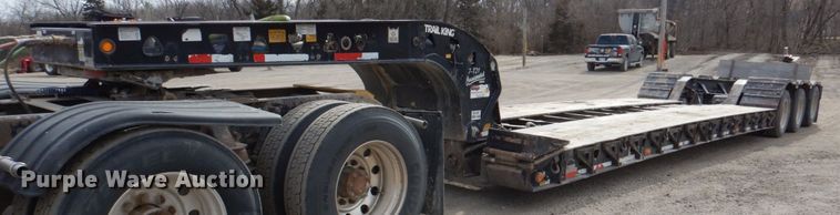 image for item DN1286 2014 Trail King TK110HDB+533  lowboy equipment trailer