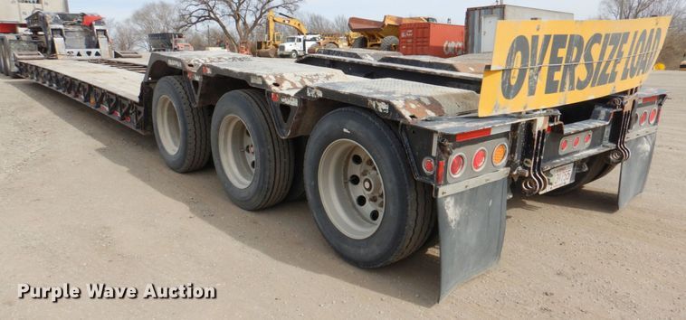 image for item DN1286 2014 Trail King TK110HDB+533  lowboy equipment trailer