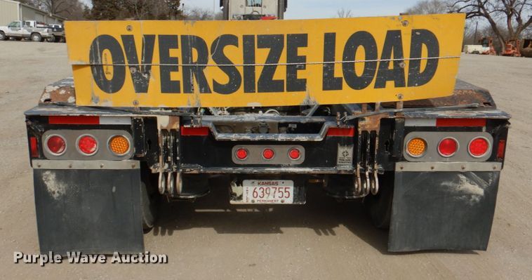 image for item DN1286 2014 Trail King TK110HDB+533  lowboy equipment trailer