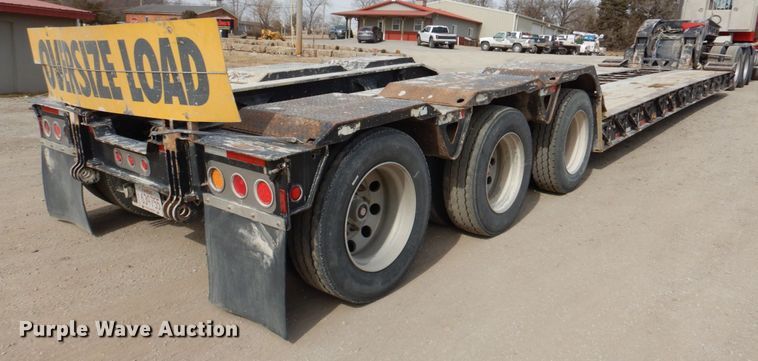 image for item DN1286 2014 Trail King TK110HDB+533  lowboy equipment trailer