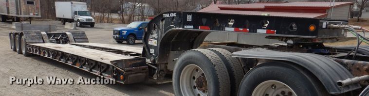 image for item DN1286 2014 Trail King TK110HDB+533  lowboy equipment trailer