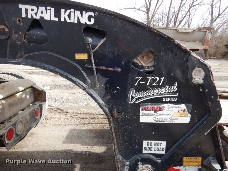 image for item DN1286 2014 Trail King TK110HDB+533  lowboy equipment trailer