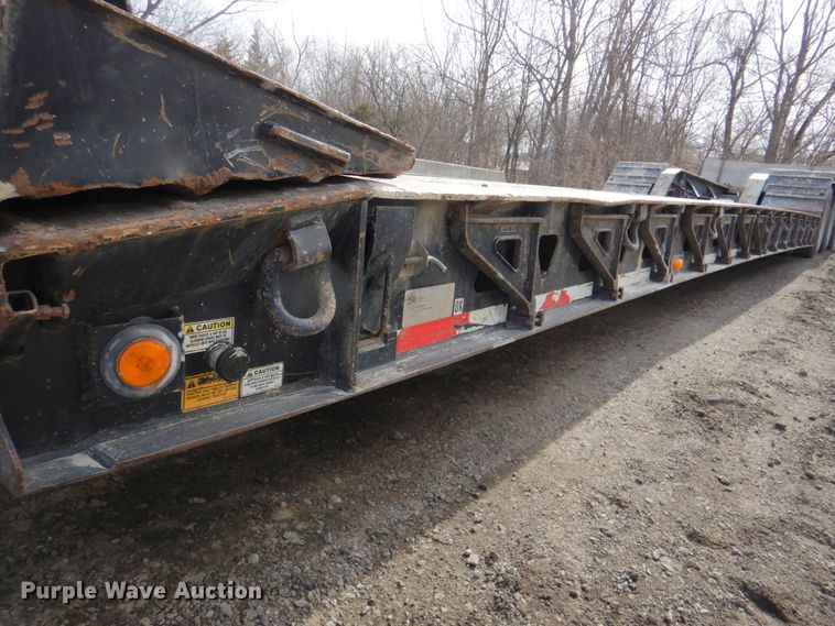 image for item DN1286 2014 Trail King TK110HDB+533  lowboy equipment trailer