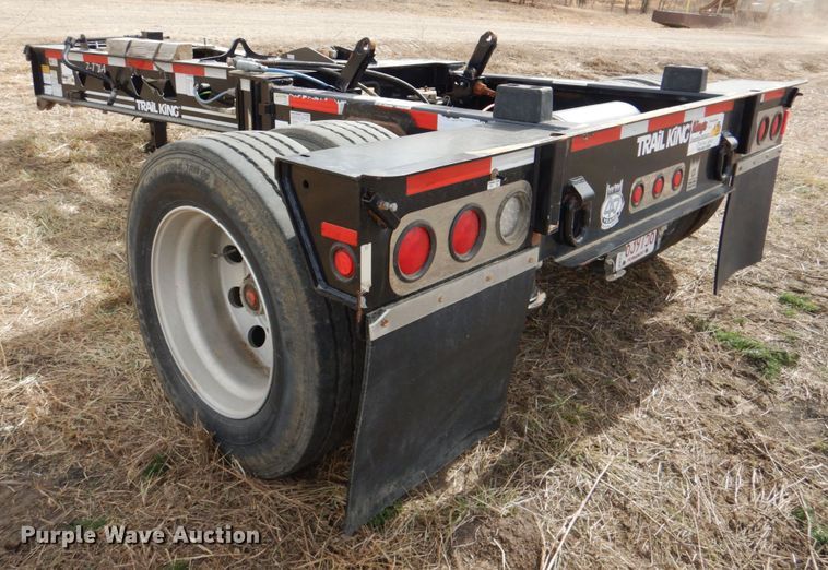 image for item DN1286 2014 Trail King TK110HDB+533  lowboy equipment trailer
