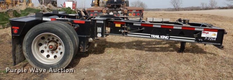 image for item DN1286 2014 Trail King TK110HDB+533  lowboy equipment trailer