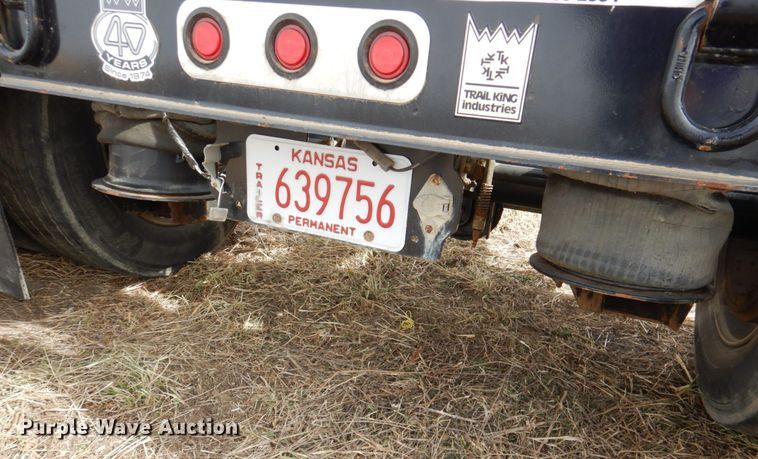 image for item DN1286 2014 Trail King TK110HDB+533  lowboy equipment trailer