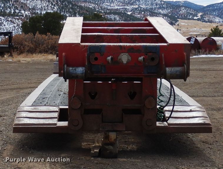 image for item DR1095 1994 Trail King TK80MDG483  lowboy equipment trailer