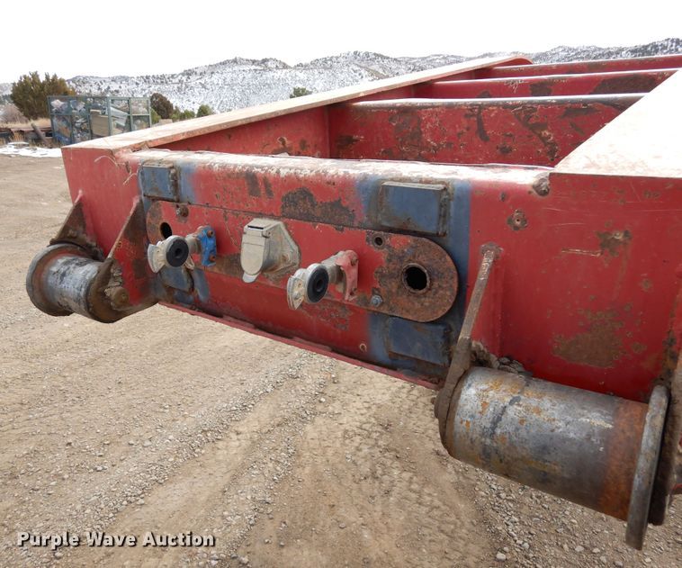 image for item DR1095 1994 Trail King TK80MDG483  lowboy equipment trailer