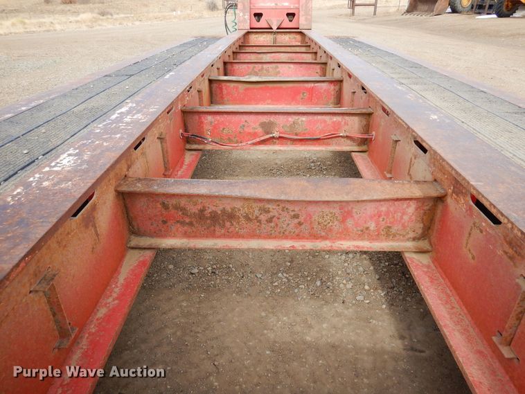 image for item DR1095 1994 Trail King TK80MDG483  lowboy equipment trailer