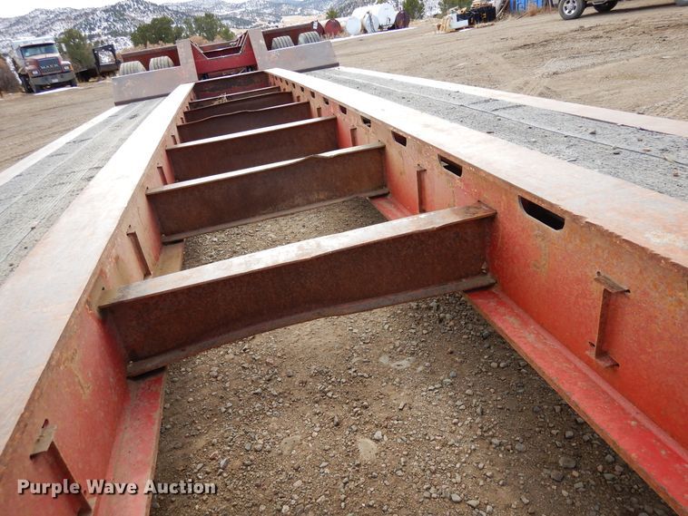 image for item DR1095 1994 Trail King TK80MDG483  lowboy equipment trailer