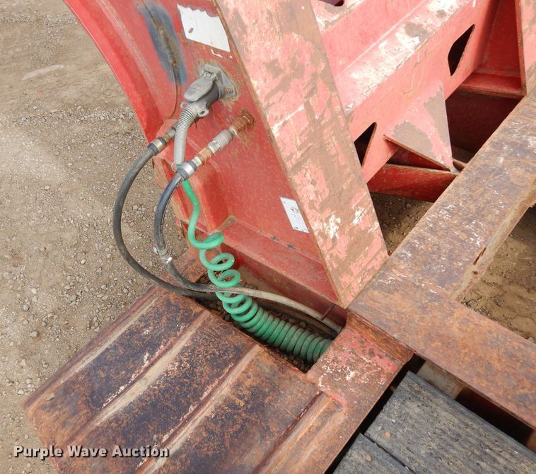 image for item DR1095 1994 Trail King TK80MDG483  lowboy equipment trailer