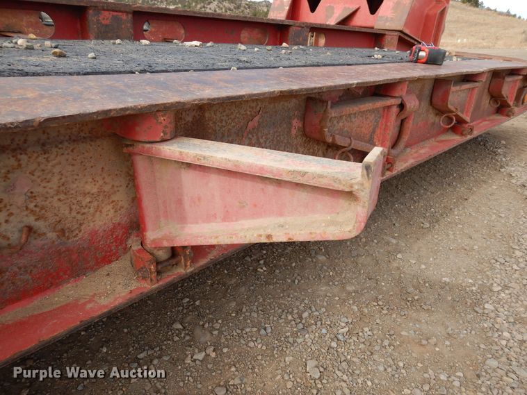 image for item DR1095 1994 Trail King TK80MDG483  lowboy equipment trailer