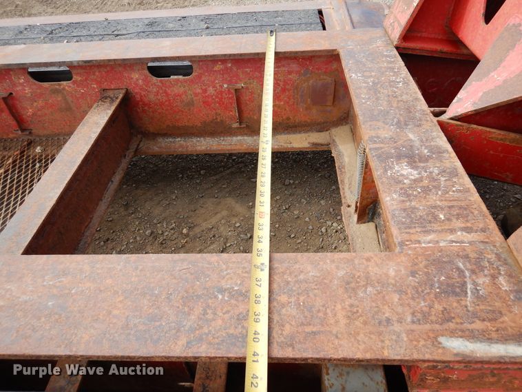 image for item DR1095 1994 Trail King TK80MDG483  lowboy equipment trailer