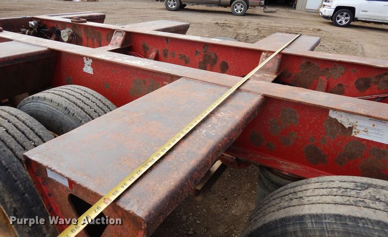 image for item DR1095 1994 Trail King TK80MDG483  lowboy equipment trailer