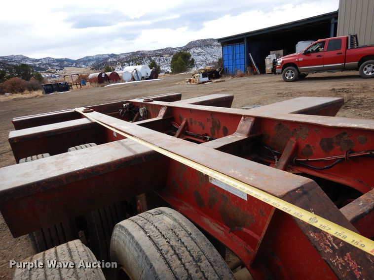 image for item DR1095 1994 Trail King TK80MDG483  lowboy equipment trailer