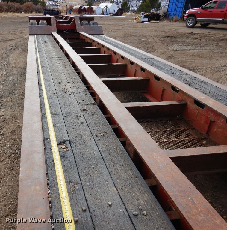 image for item DR1095 1994 Trail King TK80MDG483  lowboy equipment trailer