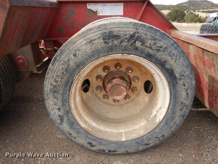 image for item DR1095 1994 Trail King TK80MDG483  lowboy equipment trailer