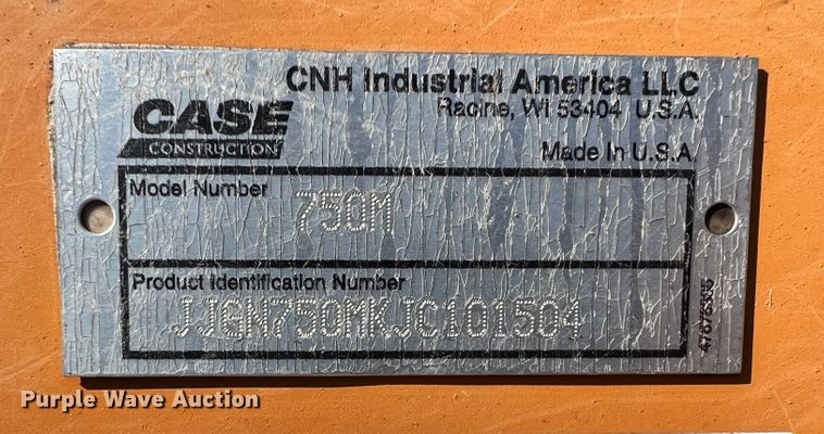 image for item ID9723 2018 Case 750M  dozer