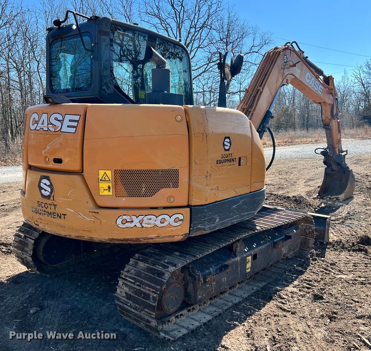 image for item ID9725 2018 Case CX80C  excavator