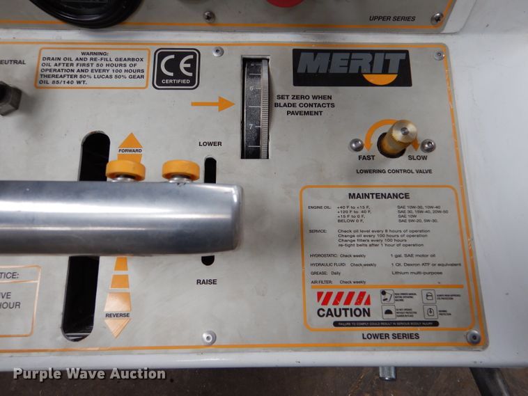 image for item IE9639 Merit 60066EXDF4  concrete saw