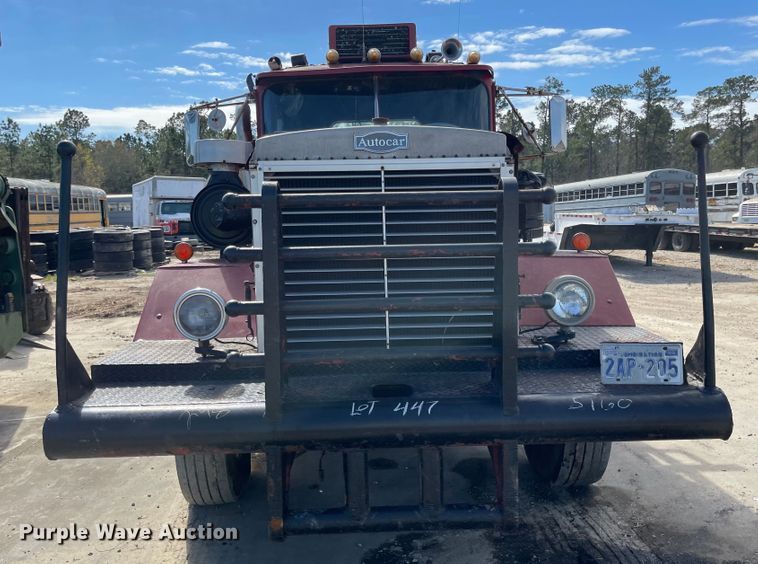 image for item IJ9719 1978 Autocar DC10364B  winch truck